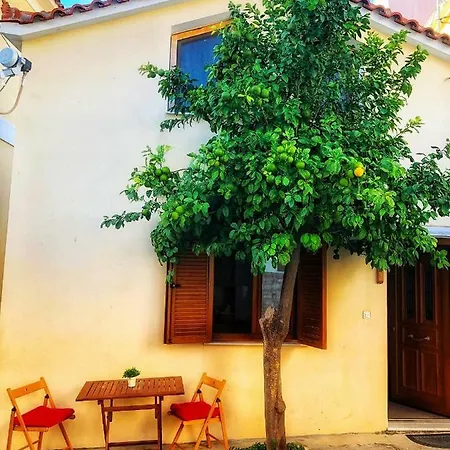 Romantic Maisonette In The Heart Of Pythagoreio Lh Door Exterior photo
